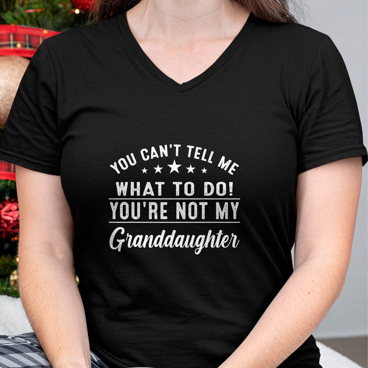 Best Grandpa Shirt, Proud Grandpa Unisex T-Shirt/Hoodie/Sweatshirt HLT00 - You Can't Tell Me What To Do You're Not My Granddaughter T-Shirt (3)