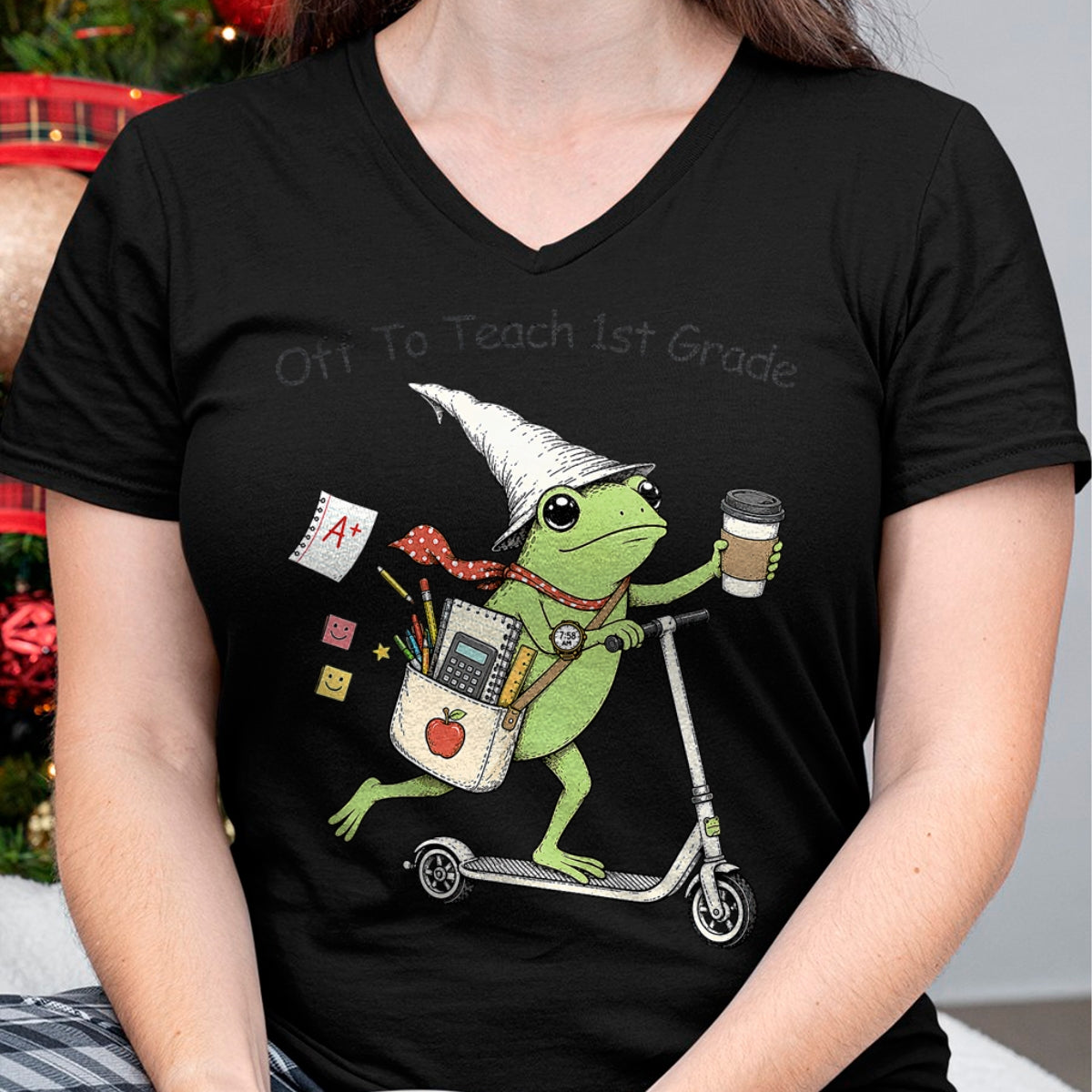 Best Student Shirt, Funny Back To School UnisexT-Shirt/Hoodie/Sweatshirt HLT00 - Off to Teach 1st Grade Teacher Frog Funny Back to School T-Shirt