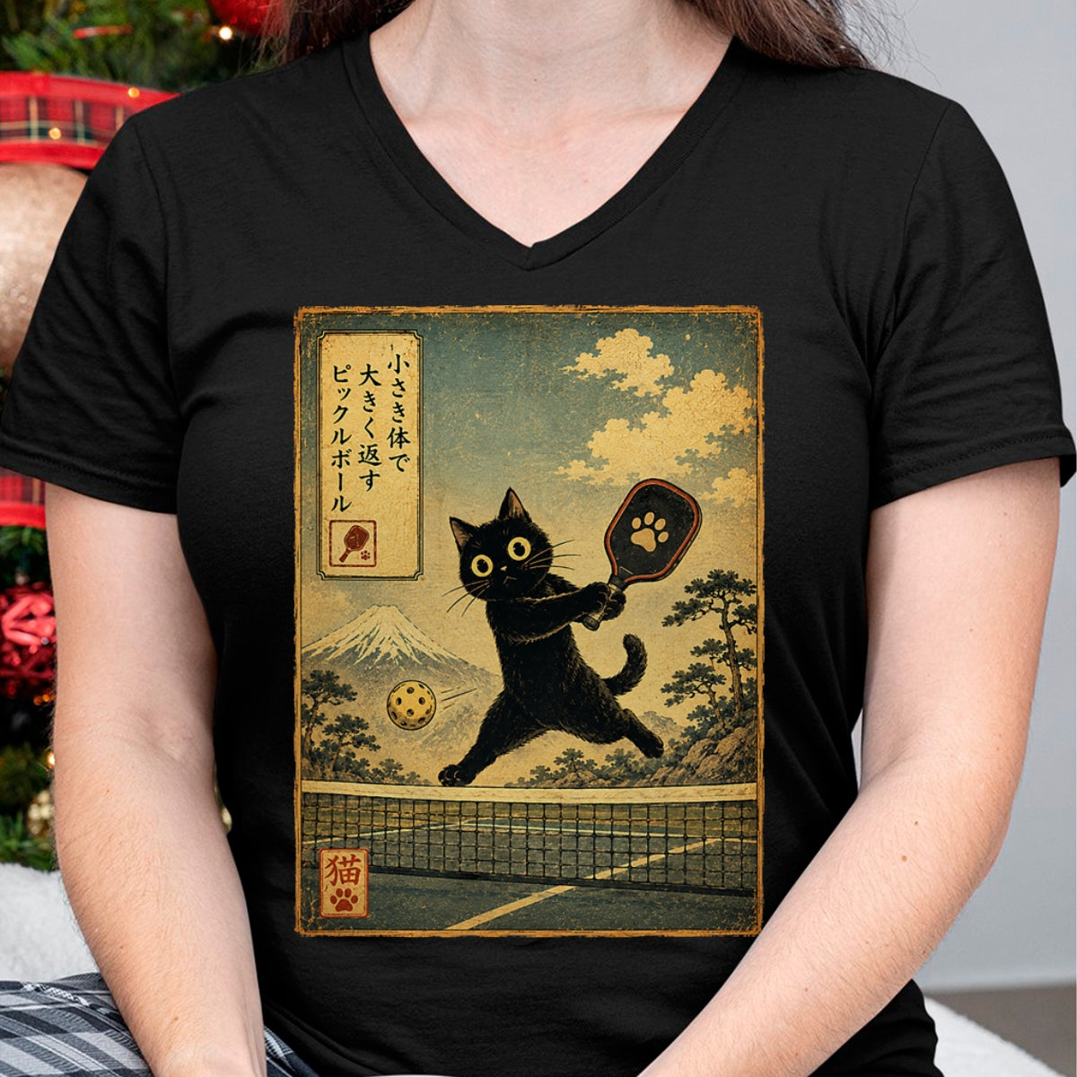 Funny Pickleball Shirt, Pickleball Lover Unisex T-Shirt/Hoodie/Sweatshirt HLT00 - Pickleball Cat Pickleball Player Men Women Kids T-Shirt