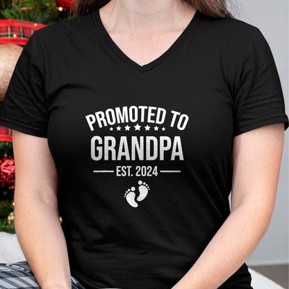 Best Grandpa Shirt, Proud Grandpa Unisex T-Shirt/Hoodie/Sweatshirt HLT00 - 1st Time Grandpa EST 2024 New First Grandpa 2024 T-Shirt