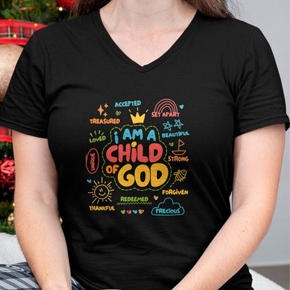 Christian Tee, Christian Faith Unisex T-Shirt/Hoodie/Sweatshirt HLT00 - I am a Child of God Christian Retro Jesus Faith Design Gifts T-Shirt