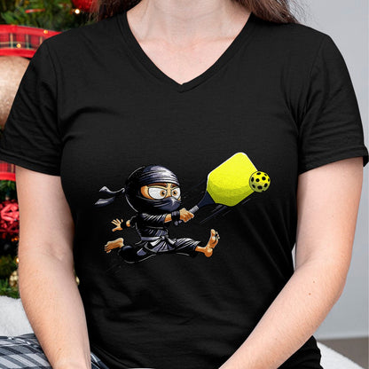 Funny Pickleball Shirt, Pickleball Lover Unisex T-Shirt/Hoodie/Sweatshirt HLT00 - Pickleball Player Ninja T-Shirt