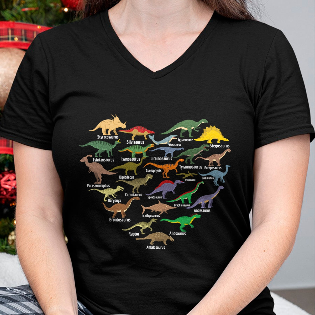 Best Dinosaur Lover Shirt, Funny Dinosaur UnisexT-Shirt/Hoodie/Sweatshirt HLT00 - Types of Dinosaurs Heart Dino Identification Boys Girls Kids T-Shirt