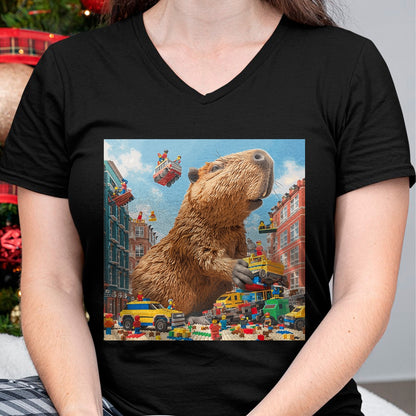 Cute Capybara Shirt, Funny Capybara Unisex T-Shirt/Hoodie/Sweatshirt HLT00 - Funny Graphic Capybara T-Shirt