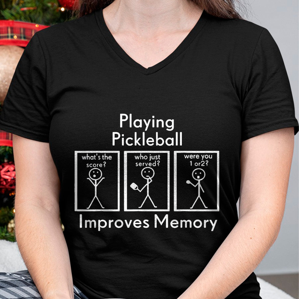 Funny Pickleball Shirt, Pickleball Lover Unisex T-Shirt/Hoodie/Sweatshirt HLT00 - Playing Pickleball Improves Memory Player for Men Women Tee T-Shirt