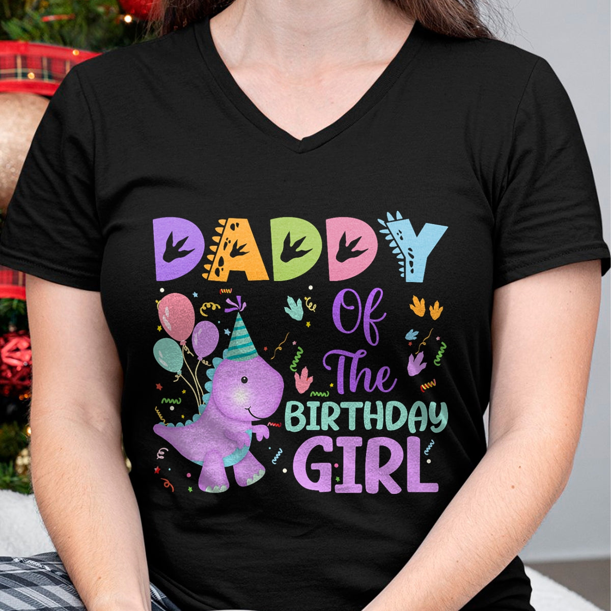 Best Dinosaur Lover Shirt, Funny Dinosaur UnisexT-Shirt/Hoodie/Sweatshirt HLT00 - Daddy Of The Birthday Girl Dinosaur Saurus Rex Party T-Shirt