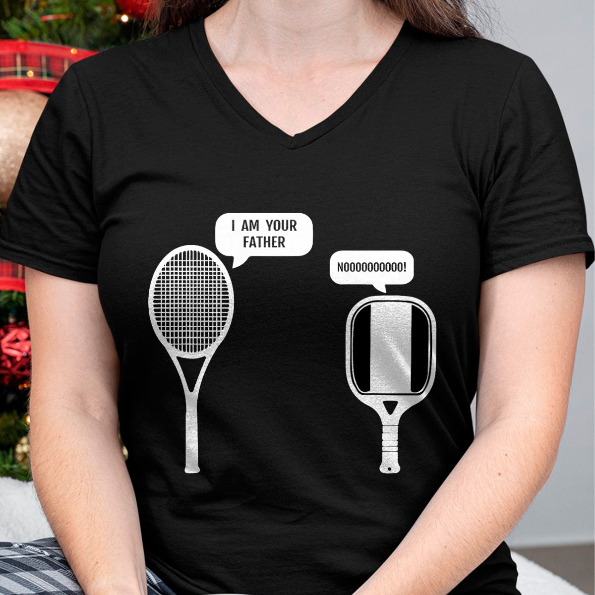 Funny Pickleball Shirt, Pickleball Lover Unisex T-Shirt/Hoodie/Sweatshirt HLT00 - I Am Your Father Funny Pickleball Tennis Racket T-Shirt