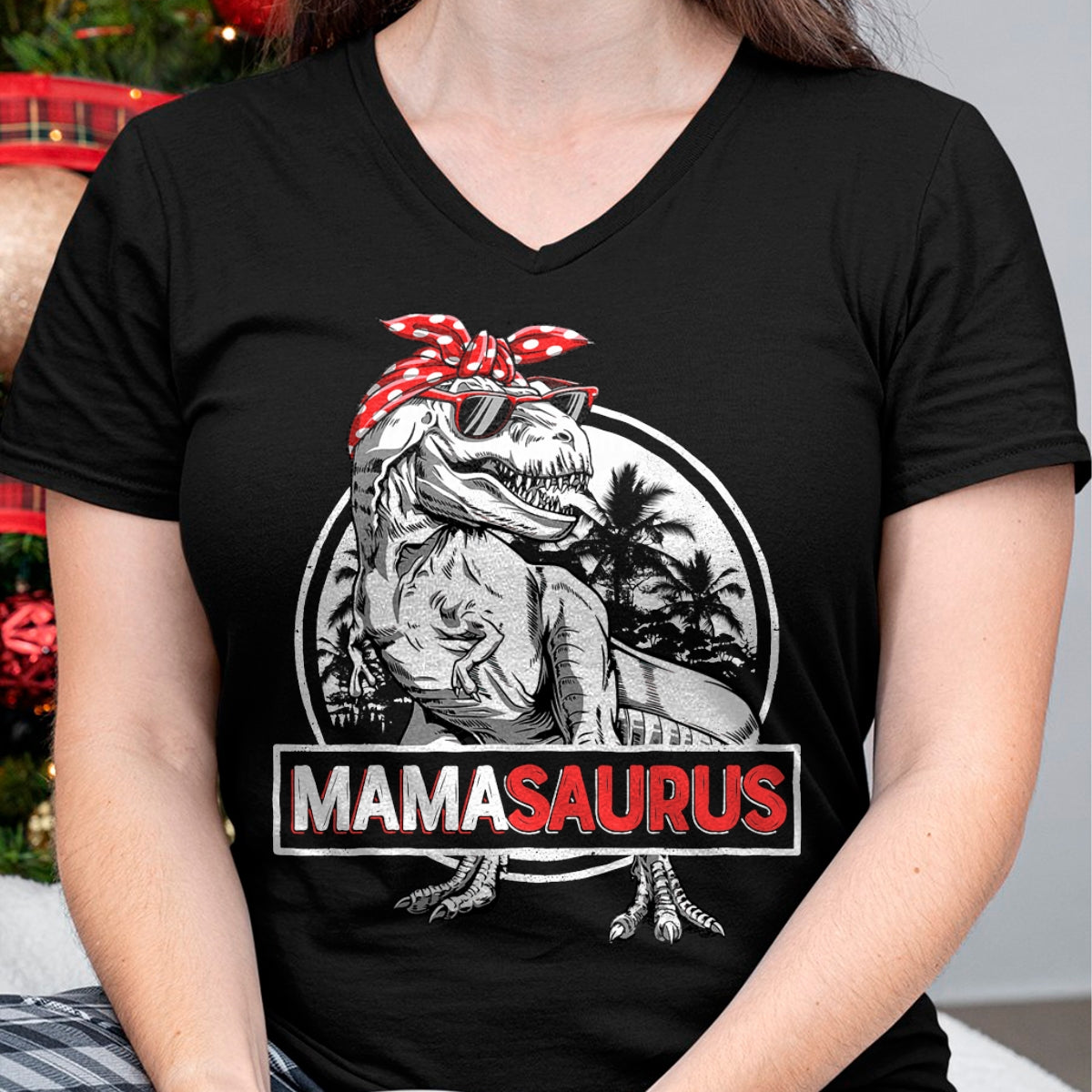 Best Dinosaur Lover Shirt, Funny Dinosaur UnisexT-Shirt/Hoodie/Sweatshirt HLT00 - Mamasaurus T rex Dinosaur Funny Mama Saurus Mother_s Family T-Shirt