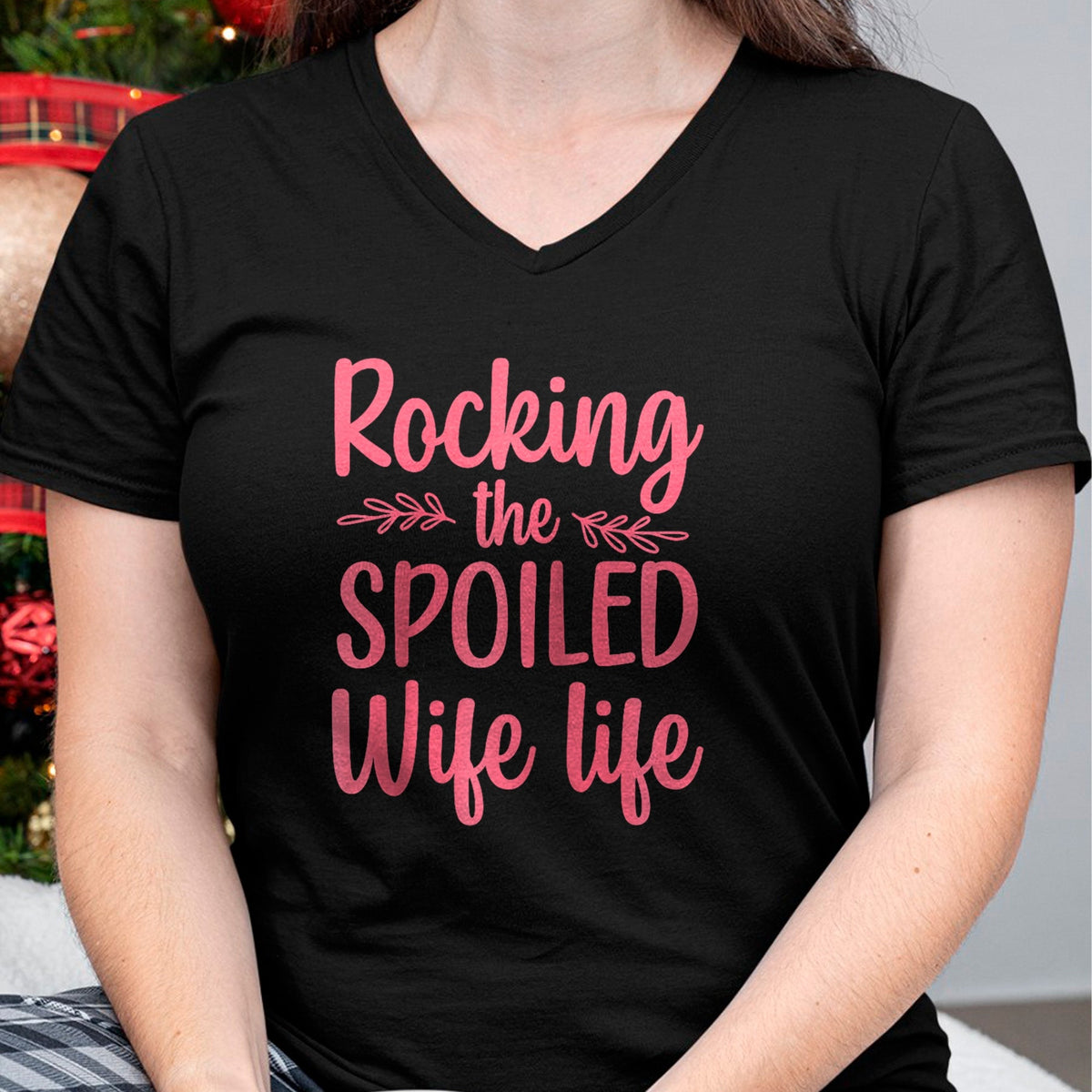 Best Wife Shirt, Wife and Husband Unisex T-Shirt/Hoodie/Sweatshirt HLT00 - Gift for wife T shirt, spoiled wife   Funny Spoiled Wife Art For Women Girls Husband Spoiled Wife Ra (3)