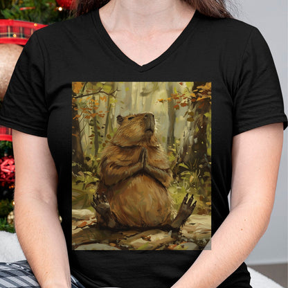 Cute Capybara Shirt, Funny Capybara Unisex T-Shirt/Hoodie/Sweatshirt HLT00 - Funny Graphic Capybara Long Sleeve T-Shirt