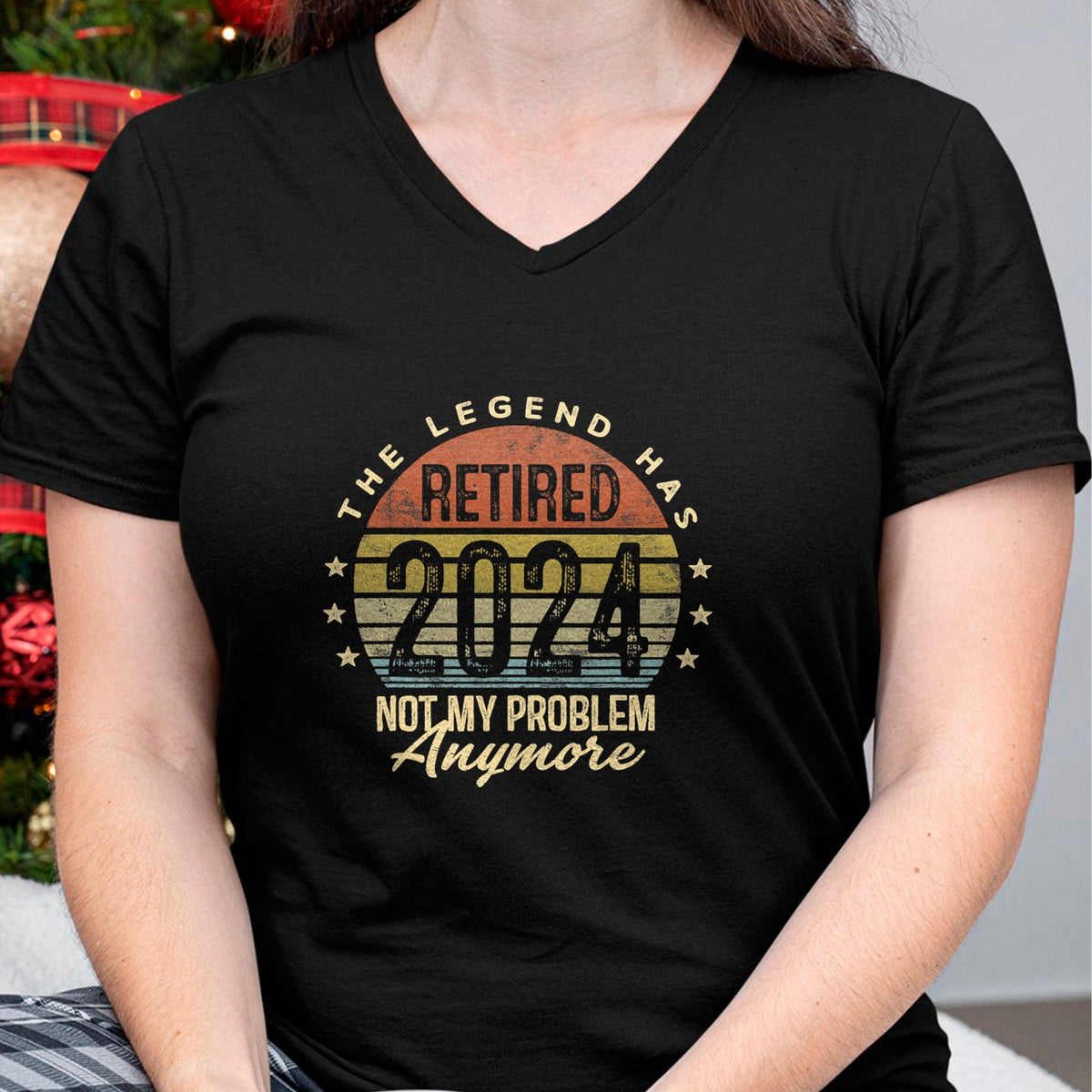 Gift for Dad Shirt, Funny Dad Unisex T-Shirt/Hoodie/Sweatshirt HLT00 – Legend Has Retired 2024 Not My Problem Anymore Retirement T-Shirt