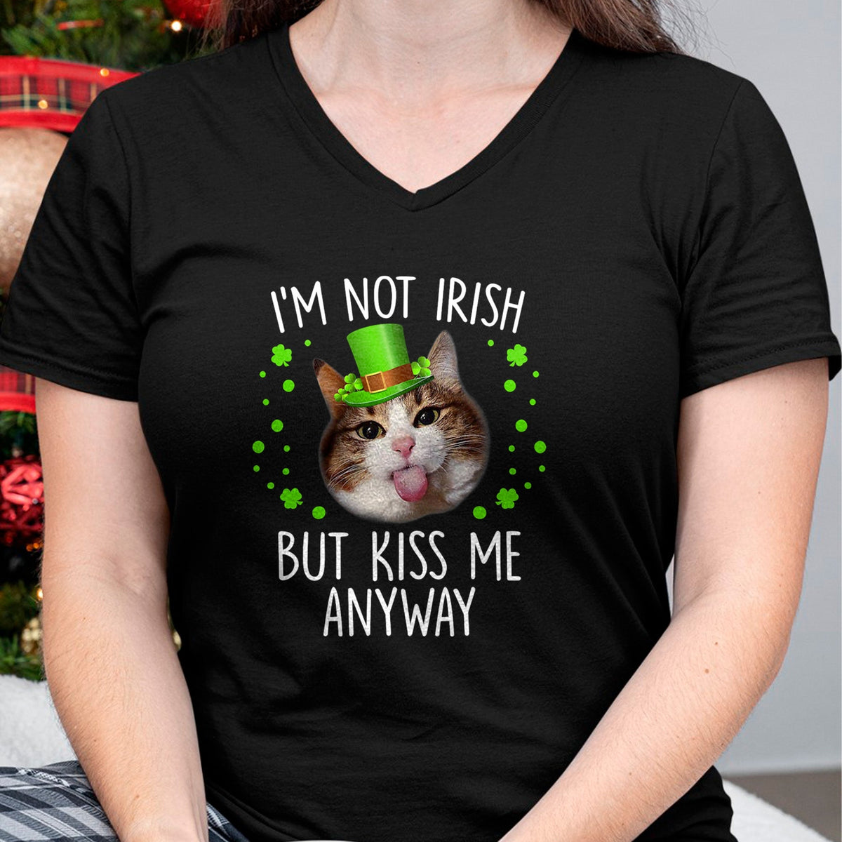 Patrick Day Shirts for Family, Funny Patrick Day shirts, st patrick's day Unisex T-Shirt/Hoodie/Sweatshirt HLT00 - I_m Not Irish But Kiss Me Anyway St. Patrick Day Gifts T-Shirt