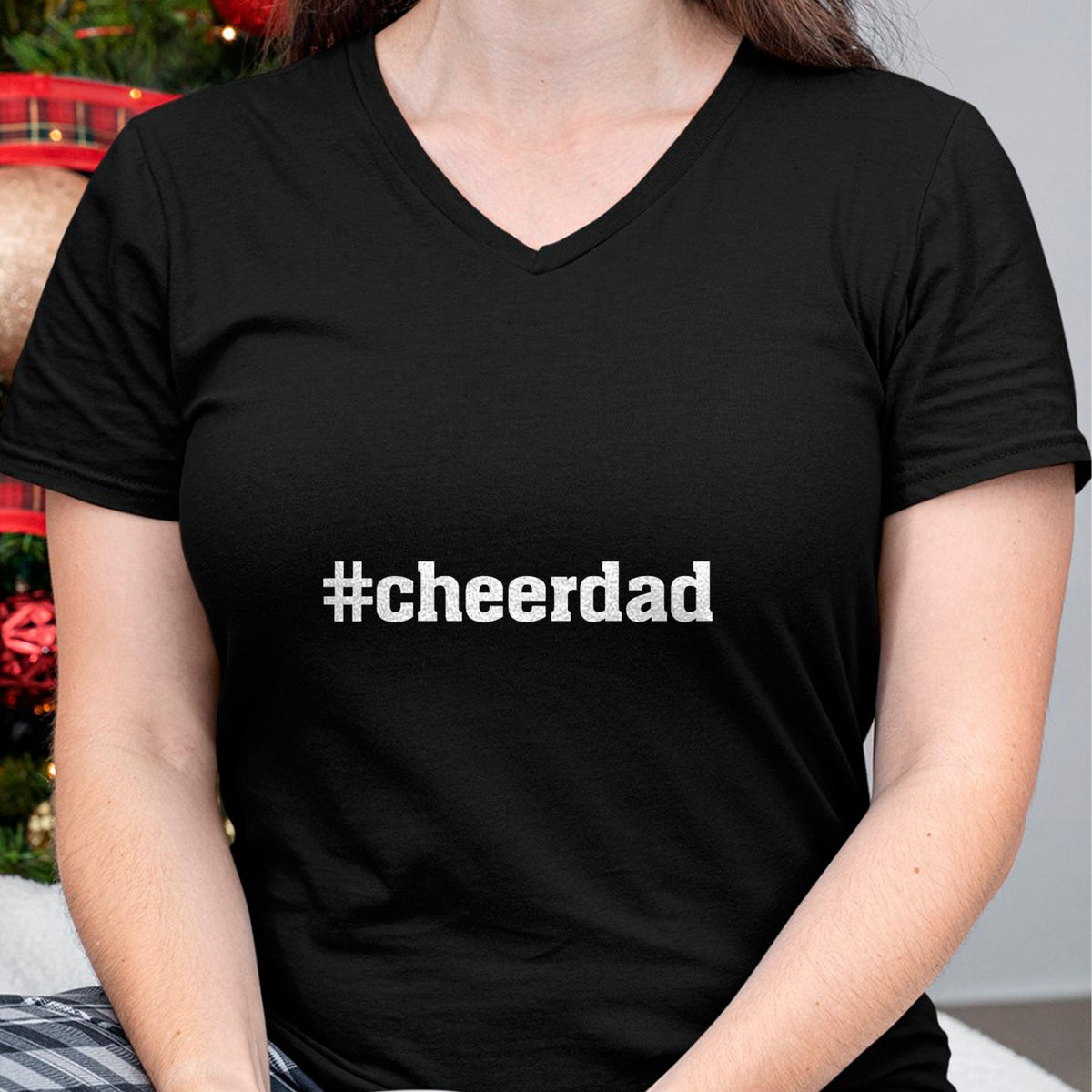 Gift for Dad Shirt, Funny Dad Unisex T-Shirt/Hoodie/Sweatshirt HLT00 – Cheerdad Hashtag Cheer Dad - Proud Father T-Shirt