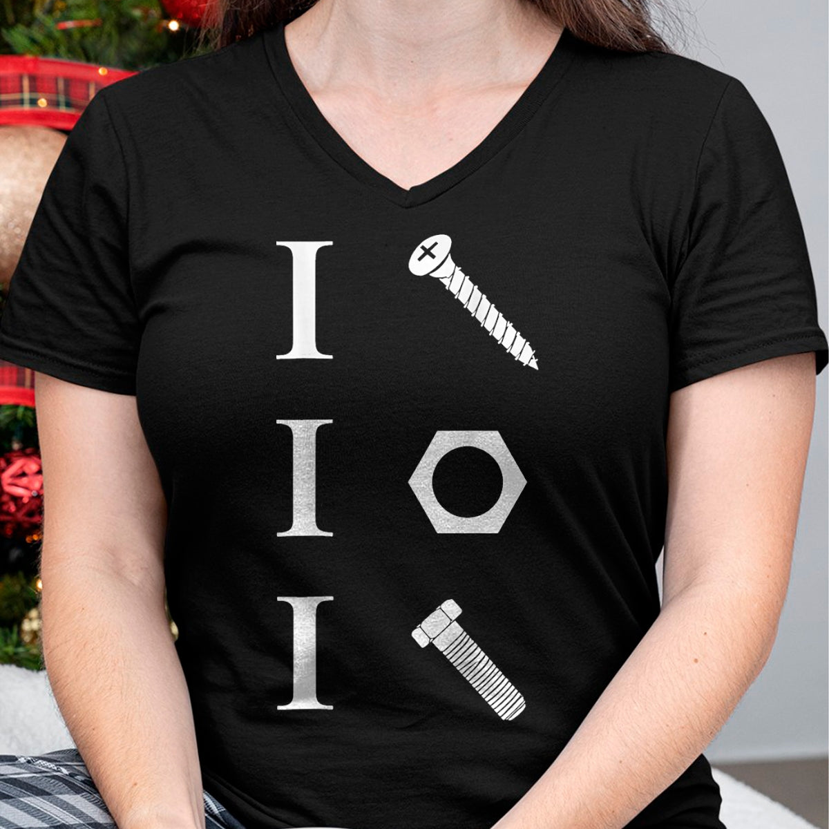 Best Mechanic Life Shirt, Funny Mechanic UnisexT-Shirt/Hoodie/Sweatshirt HLT00 - (ON Back) I Screw I Nut I Bolt Funny Handyman Mechanic Tool T-Shirt