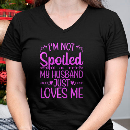 Best Wife Shirt, Wife and Husband Unisex T-Shirt/Hoodie/Sweatshirt HLT00 - Gift for wife T shirt, spoiled wife   Funny Spoiled Wife Art For Women Girls Husband Spoiled Wife Pr (8)