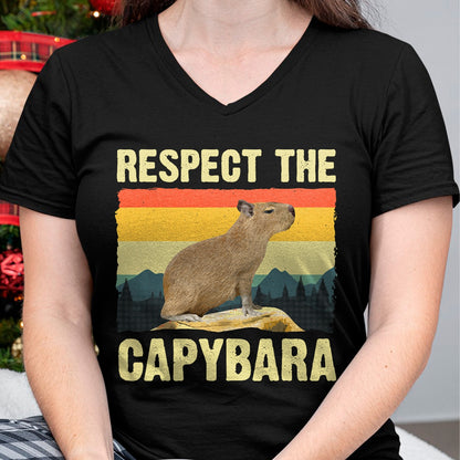 Cute Capybara Shirt, Funny Capybara UnisexT-Shirt/Hoodie/Sweatshirt HLT00 - Capybara Art for Men Women Kids Rodent Animal Lover Capybara T-Shirt