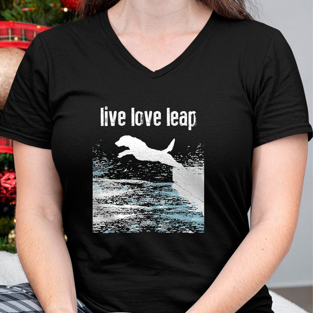 Dog Love Shirt, Dog Lover Gift T-Shirt/Hoodie/Sweatshirt HLT00 - Live Love Leap - Canine Agility - Dog Sports - Dock Diving T-Shirt