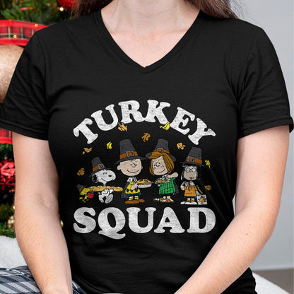 Best Thanksgiving Family Shirt , Funny Thanksgiving UnisexT-Shirt/Hoodie/Sweatshirt HLT00 - Turkey Squad T-Shirt