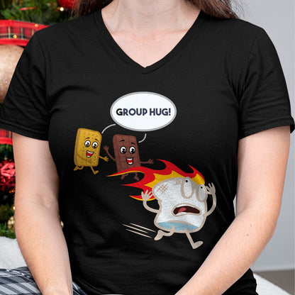 Funny Camping Shirt, Gift For Camping Lover Unisex T-Shirt/Hoodie/Sweatshirt HLT00 - Funny for Men Smores Camping Roasting Outdoor Women T-Shirt