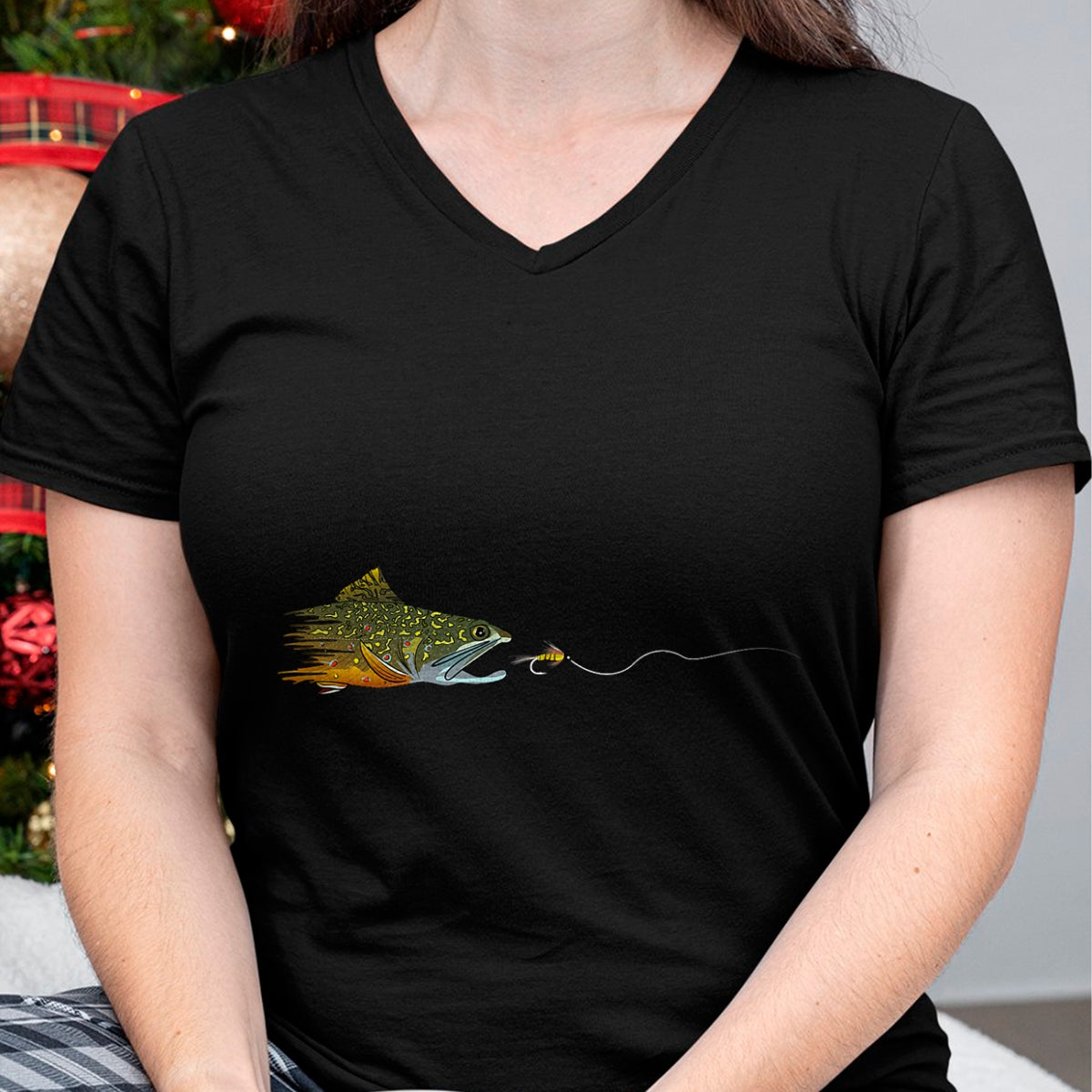 Funny Fishing Shirt, Gift For Fishing Lover Unisex T-Shirt/Hoodie/Sweatshirt HLT00 - Fly Fishing Brook Trout Dry Flies Tying Fisherman T-Shirt