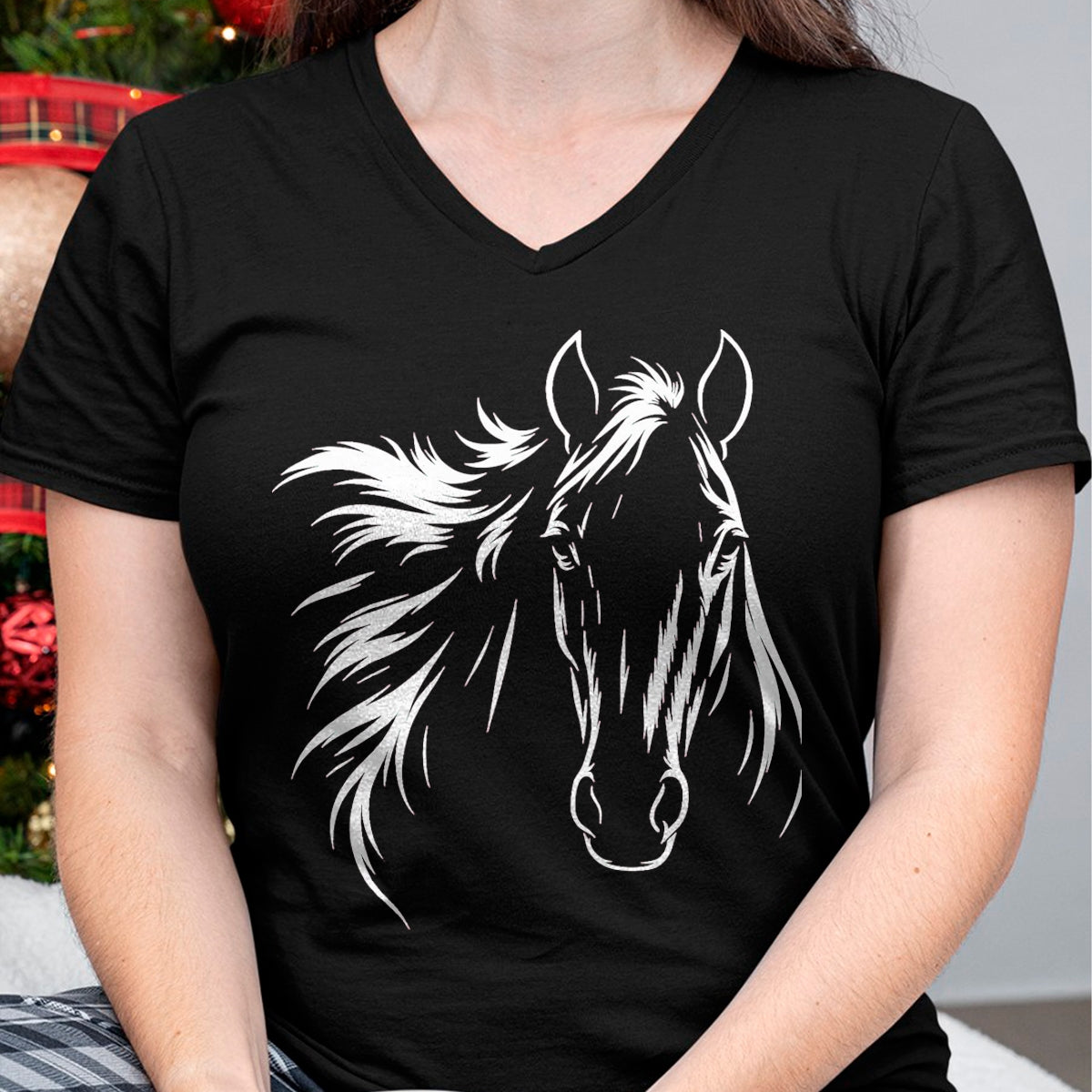 Best Horse Lover Shirt , Funny Horse UnisexT-Shirt/Hoodie/Sweatshirt HLT00 - Cute & Elegant Horse Silhouette Art for Horse Lovers T-Shirt, Men, Black, 3X-Large