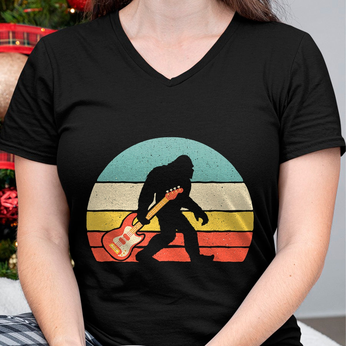 Guitar Lover Shirt, Funny Guitar UnisexT-Shirt/Hoodie/Sweatshirt HLT00 - Bigfoot Bass Guitar - Bass Player Bassist Music Guitarist T-Shirt