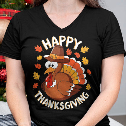 Best Thanksgiving Family Shirt , Funny Thanksgiving UnisexT-Shirt/Hoodie/Sweatshirt HLT00 - Happy Thanksgiving Funny Turkey Family Dinner Thanksgiving T-Shirt, Men, Black, 3X-Large