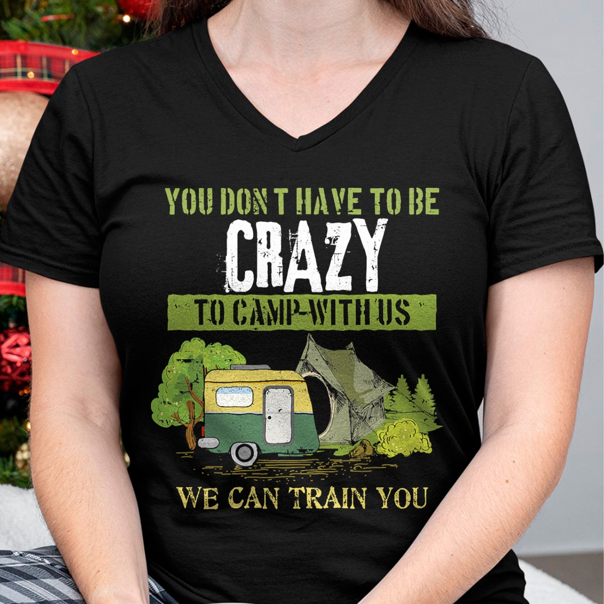 Funny Camping Shirt, Gift For Camping Lover Unisex T-Shirt/Hoodie/Sweatshirt HLT00 - Funny Camping Lover Crazy Camping Joke Gift Design Idea T-Shirt