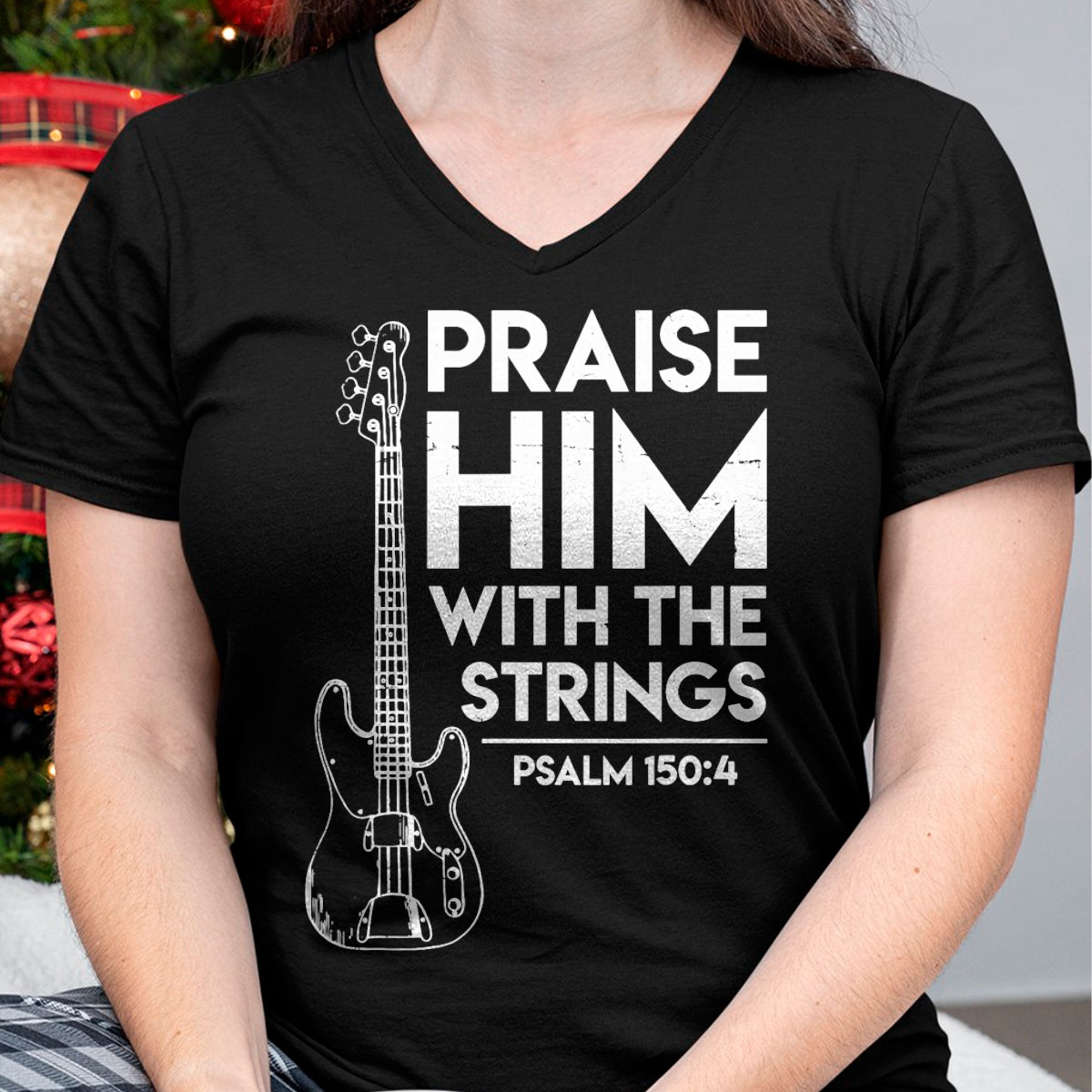 Guitar Lover Shirt, Funny Guitar UnisexT-Shirt/Hoodie/Sweatshirt HLT00 - Praise Him - Christian Worship - Bass Guitar Player T-Shirt T-Shirt