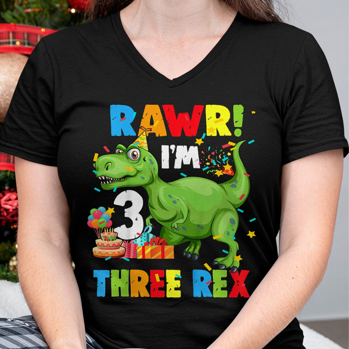 Best Dinosaur Lover Shirt, Funny Dinosaur UnisexT-Shirt/Hoodie/Sweatshirt HLT00 - Three Rex Birthday Party Outfit Dinosaur 3 Year Old Boy Tee T-Shirt