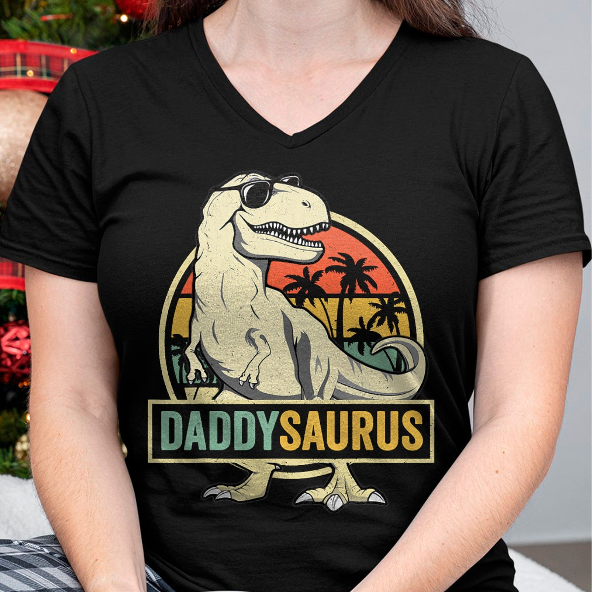 Best Dinosaur Lover Shirt, Funny Dinosaur UnisexT-Shirt/Hoodie/Sweatshirt HLT00 - Daddysaurus T Rex Dinosaur Daddy Saurus Family Matching T-Shirt