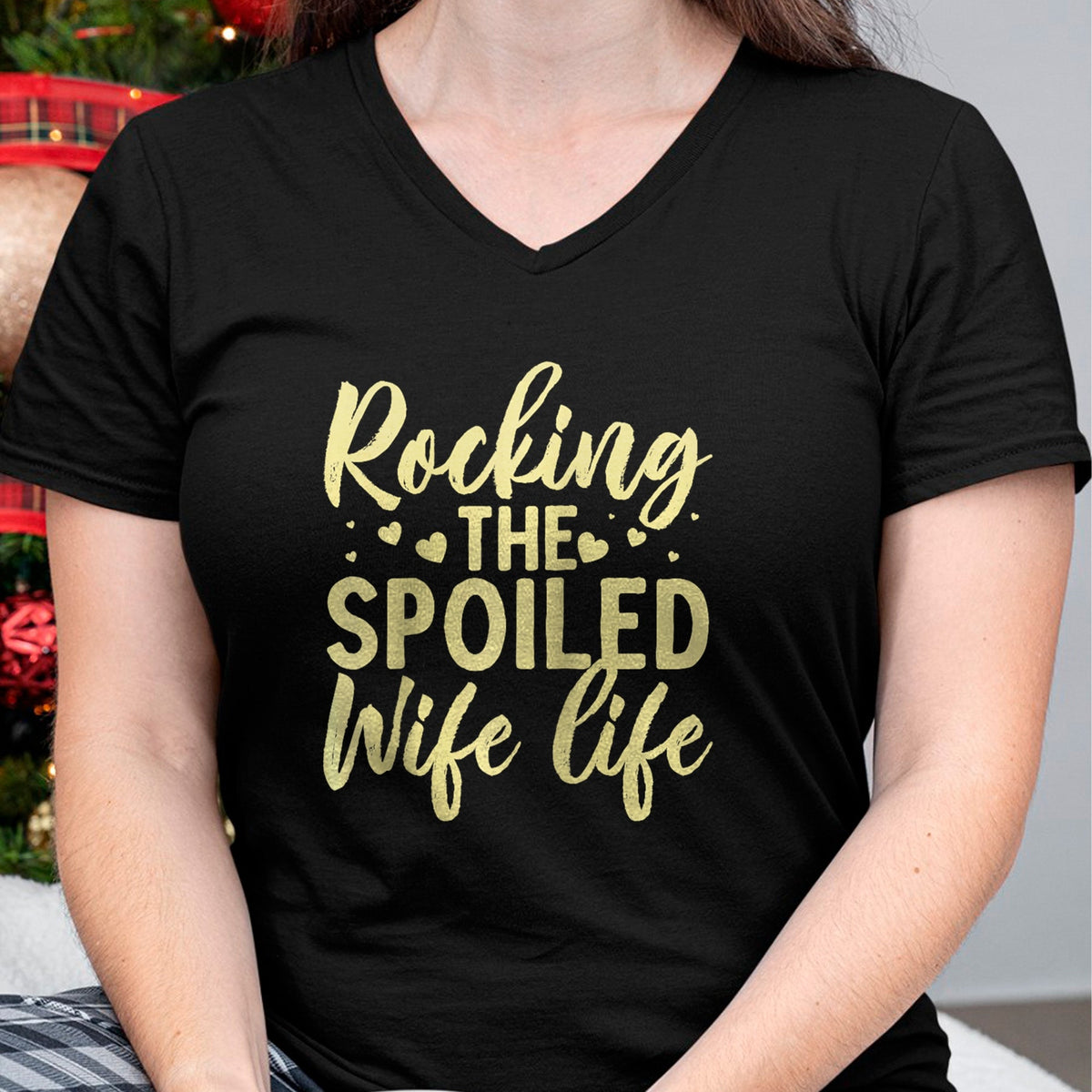 Best Wife Shirt, Wife and Husband Unisex T-Shirt/Hoodie/Sweatshirt HLT00 - Gift for wife T shirt, spoiled wife   Funny Spoiled Wife Art For Women Girls Husband Spoiled Wife Ra (2)