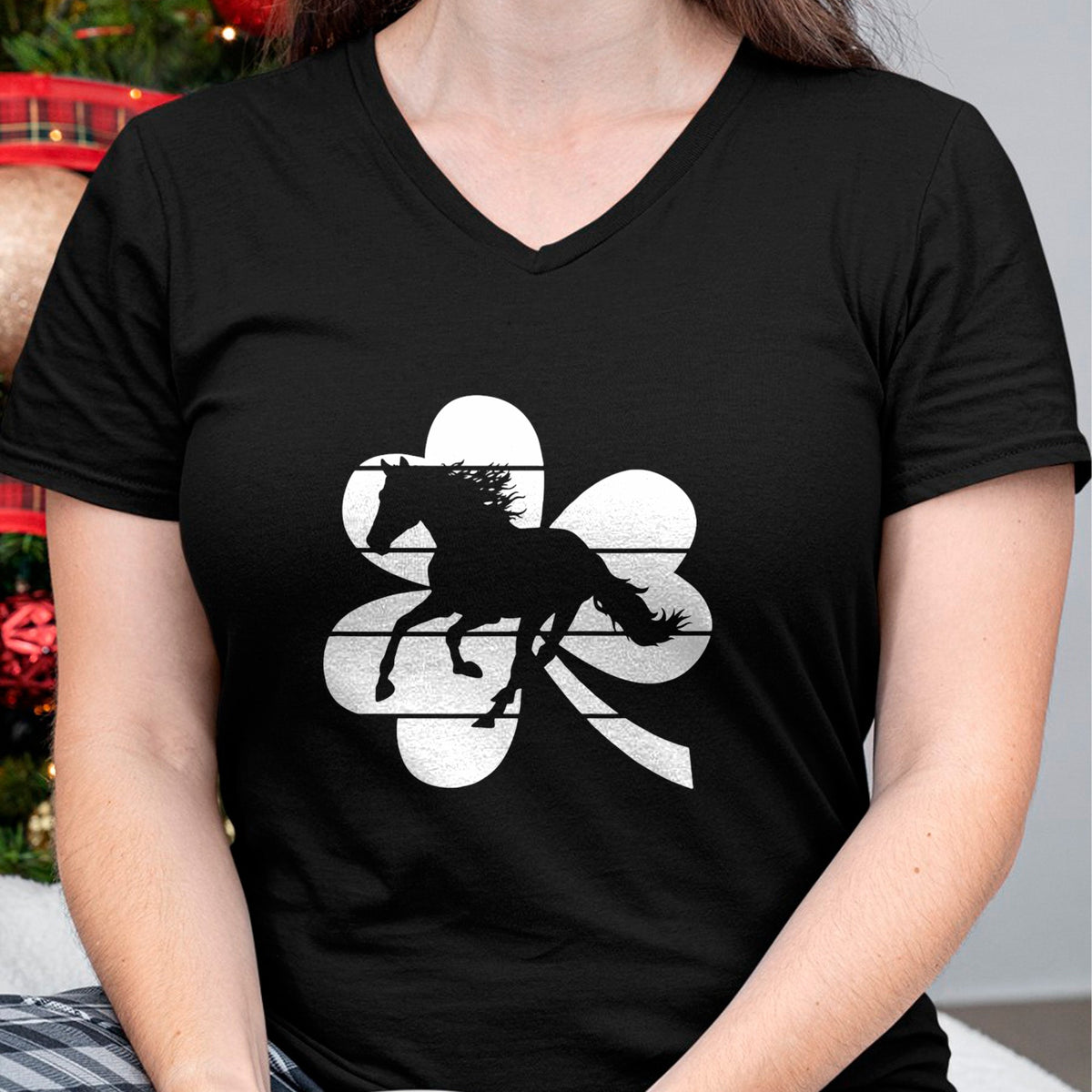 Patrick Day Shirts for Family, Funny Patrick Day shirts, st patrick's day Unisex T-Shirt/Hoodie/Sweatshirt HLT00 - Horse Lover Equestrian Rider Irish Shamrock St Patrick_s Day T-Shirt