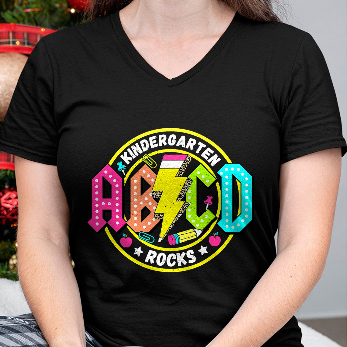 Best Student Shirt, Funny Back To School UnisexT-Shirt/Hoodie/Sweatshirt HLT00 - Kindergarten Rocks ABCD Back to School Funny Rock Teacher T-Shirt