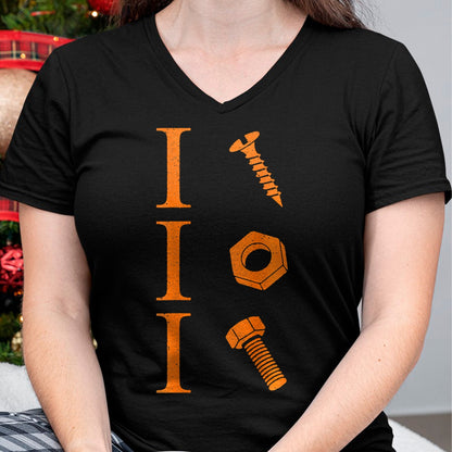 Best Mechanic Life Shirt, Funny Mechanic UnisexT-Shirt/Hoodie/Sweatshirt HLT00 - (ON Back) I Screw I Nut I Bolt Funny Car Mechanic Handyman T-Shirt