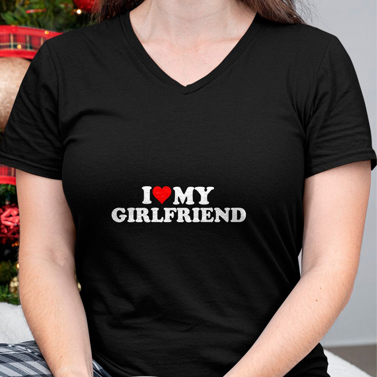 Best Wife Shirt, Wife and Husband Unisex T-Shirt/Hoodie/Sweatshirt HLT00 - I Love My Hot Girlfriend I Heart My Hot Girlfriend GF T-Shirt (1)