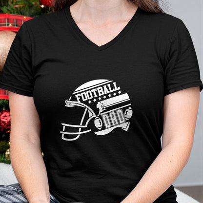 Gift for Dad Shirt, Funny Dad Unisex T-Shirt/Hoodie/Sweatshirt HLT00 – Football Dad Helmet For Men Proud Fathers Day College Season T-Shirt