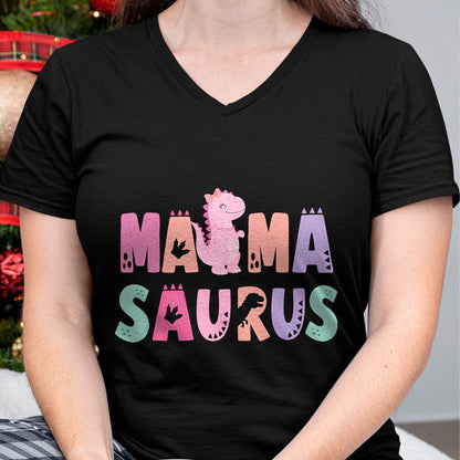 Best Dinosaur Lover Shirt, Funny Dinosaur UnisexT-Shirt/Hoodie/Sweatshirt HLT00 - Mama Saurus Mom Dinosaur Three Rex Birthday Boy Girl T-Shirt