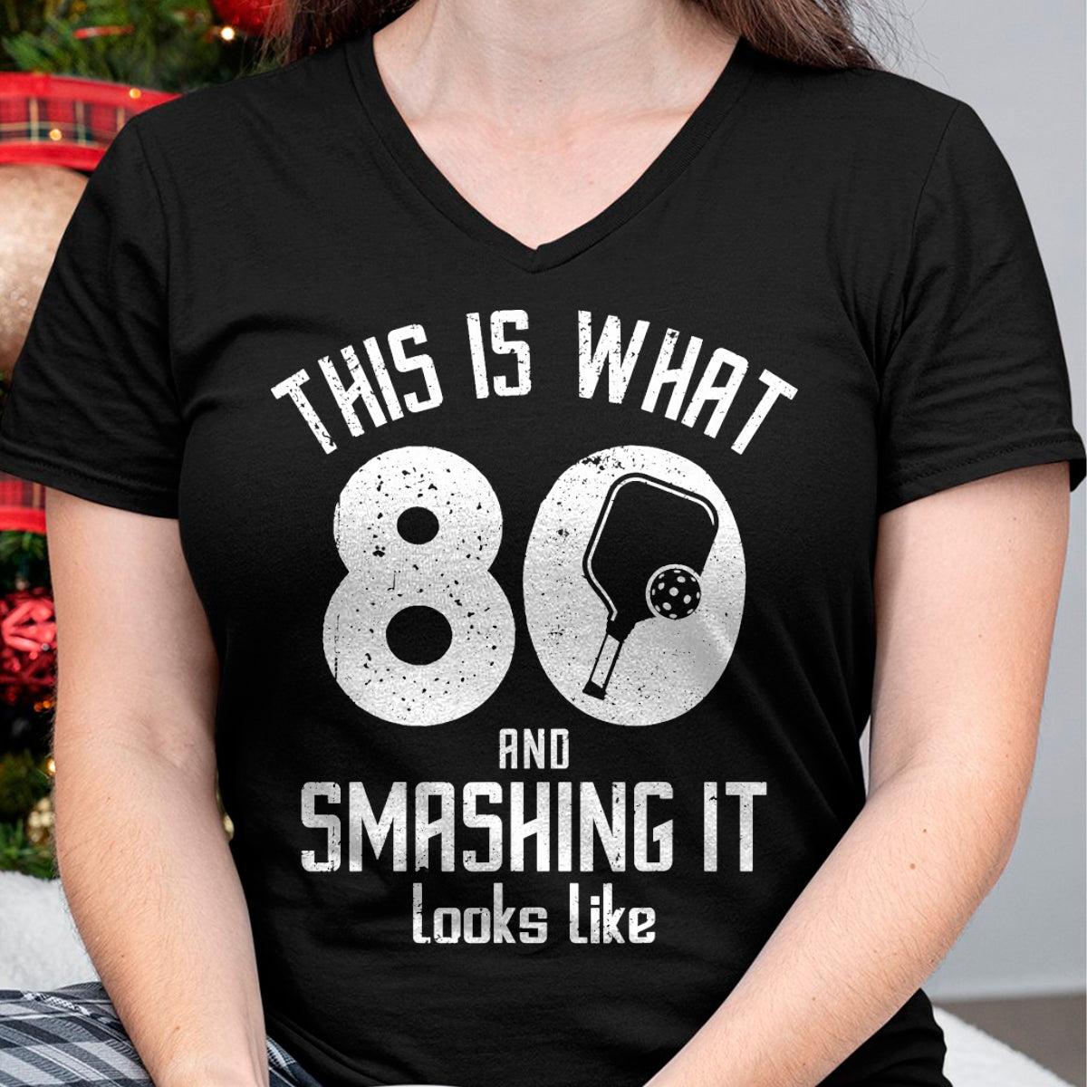 Funny Pickleball Shirt, Pickleball Lover Unisex T-Shirt/Hoodie/Sweatshirt HLT00 - Funny Pickleball 80th Birthday 80 Years Old Love Pickleball T-Shirt
