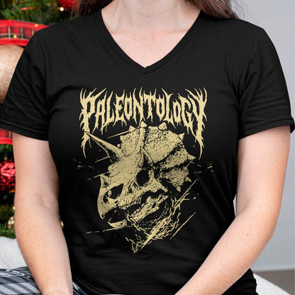 Best Dinosaur Lover Shirt, Funny Dinosaur UnisexT-Shirt/Hoodie/Sweatshirt HLT00 - Paleontology Metal Triceratops Skull and Chains Dinosaur Art T-Shirt