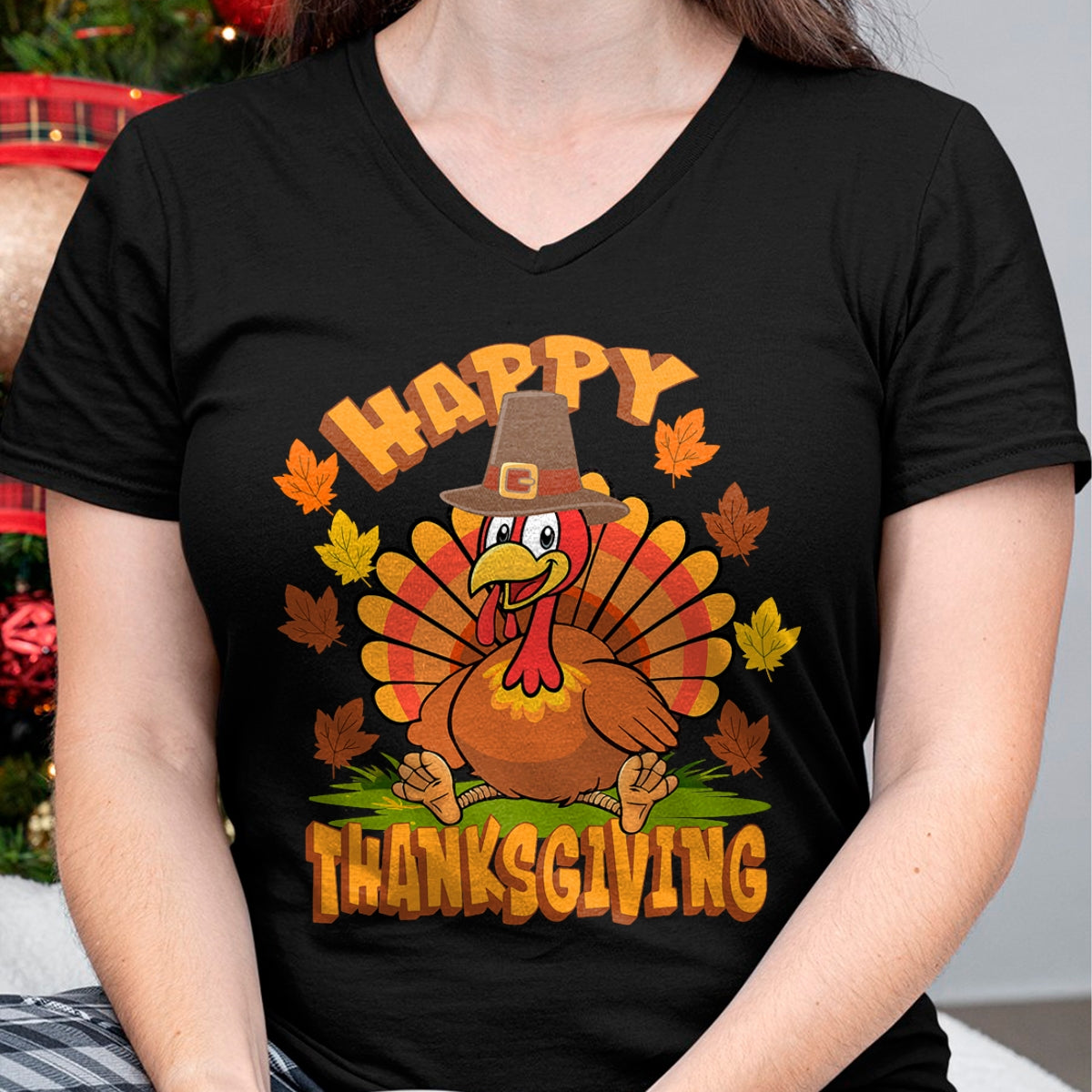 Best Thanksgiving Family Shirt , Funny Thanksgiving UnisexT-Shirt/Hoodie/Sweatshirt HLT00 - Funny Thanksgiving Happy Turkey Family Dinner T-Shirt