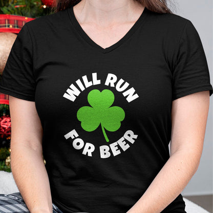 Patrick Day Shirts for Family, Funny Patrick Day shirts, st patrick's day Unisex T-Shirt/Hoodie/Sweatshirt HLT00 - Will Run For Beer Funny St. Patrick Day Irish Running Runner T-Shirt