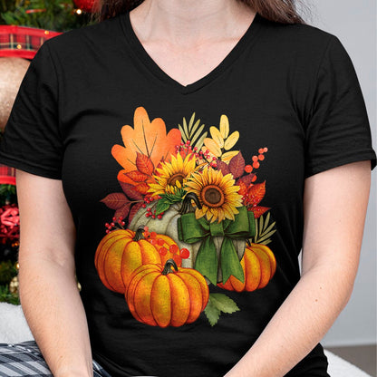 Best Thanksgiving Family Shirt , Funny Thanksgiving UnisexT-Shirt/Hoodie/Sweatshirt HLT00 - Thanksgiving Pumpkin Sunflower Fall Autumn Holiday T-Shirt