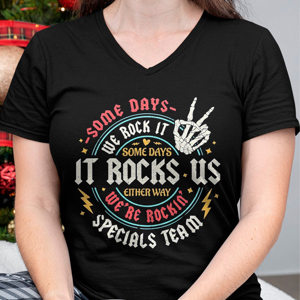 Best Student Shirt, Funny Back To School UnisexT-Shirt/Hoodie/Sweatshirt HLT00 - Some Days We Rock It Specials Team PE Back to School T-Shirt, Men, Black, Large