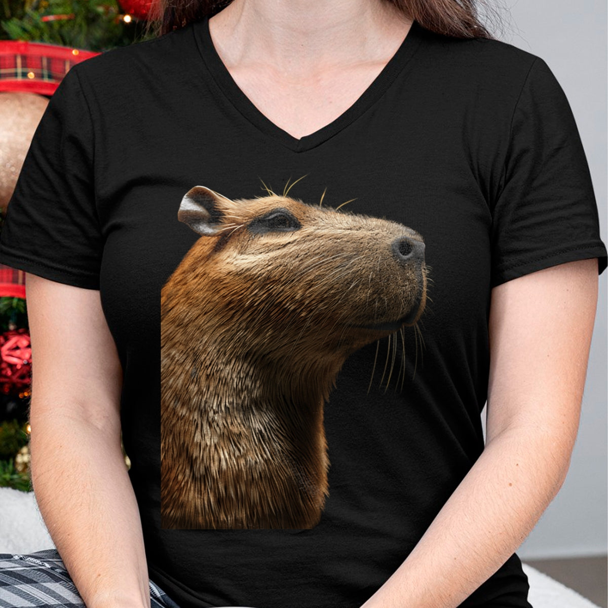 Cute Capybara Shirt, Funny Capybara Unisex T-Shirt/Hoodie/Sweatshirt HLT00 - Capybara Long Sleeve T-Shirt (7)