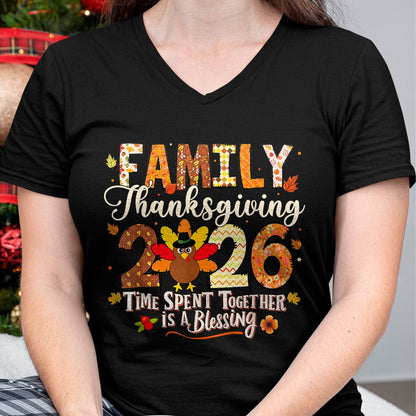 Best Thanksgiving Family Shirt , Funny Thanksgiving UnisexT-Shirt/Hoodie/Sweatshirt HLT00 - Family Thanksgiving 2026 Thanksgiving Crew Matching Group T-Shirt (1)