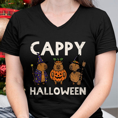 Cute Capybara Shirt, Funny Capybara Unisex T-Shirt/Hoodie/Sweatshirt HLT00 - Capybara Cappy Halloween Cute Capy Costume Men Women Kids T-Shirt