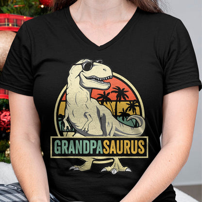 Best Dinosaur Lover Shirt, Funny Dinosaur UnisexT-Shirt/Hoodie/Sweatshirt HLT00 - Grandpasaurus T Rex Dinosaur Grandpa Saurus Family Matching T-Shirt
