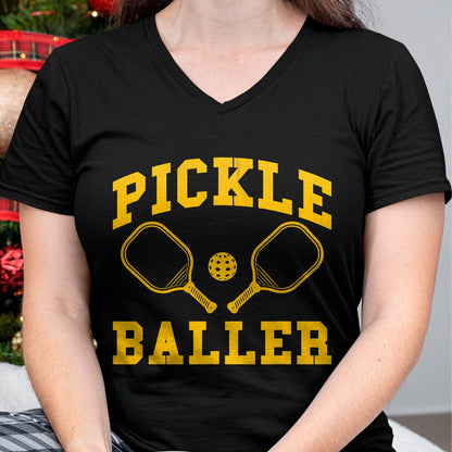 Funny Pickleball Shirt, Pickleball Lover Unisex T-Shirt/Hoodie/Sweatshirt HLT00 - Funny Pickle baller Quote Paddleball Pickleball Player retro T-Shirt