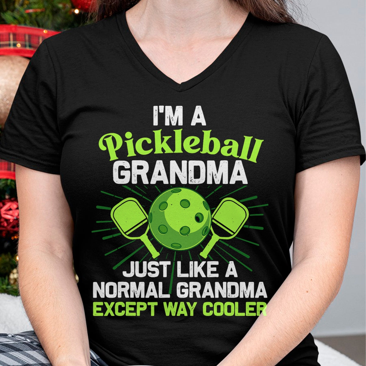 Funny Pickleball Shirt, Pickleball Lover Unisex T-Shirt/Hoodie/Sweatshirt HLT00 - Pickleball Design for Grandma Women Girls Pickle Ball Player T-Shirt